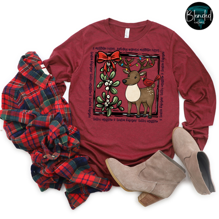 Mistletoe Kisses DTF Transfer