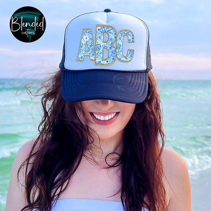 Blue Seas Custom Word DTF Transfer