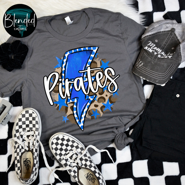 Leopard Bolt Mascot Custom DTF Transfer