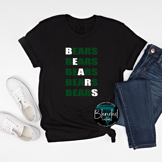 Berry Bears School T-Shirt - Exclusive Design by Blended Customs