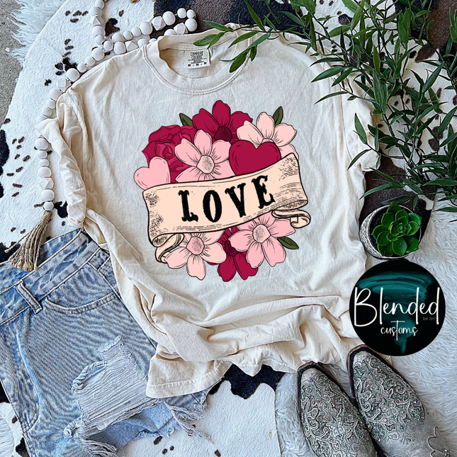 Love Tattoo DTF Transfer