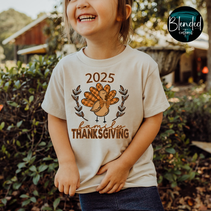 Family Thanksgiving Custom DTF Transfer