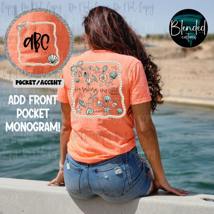 He Restores My Soul Front Back DTF Transfer