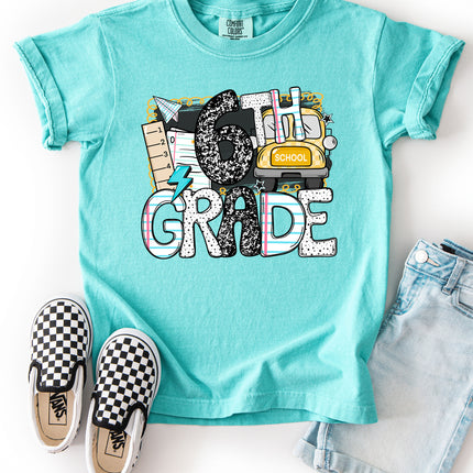 Back To Bus Apple DTF Transfer