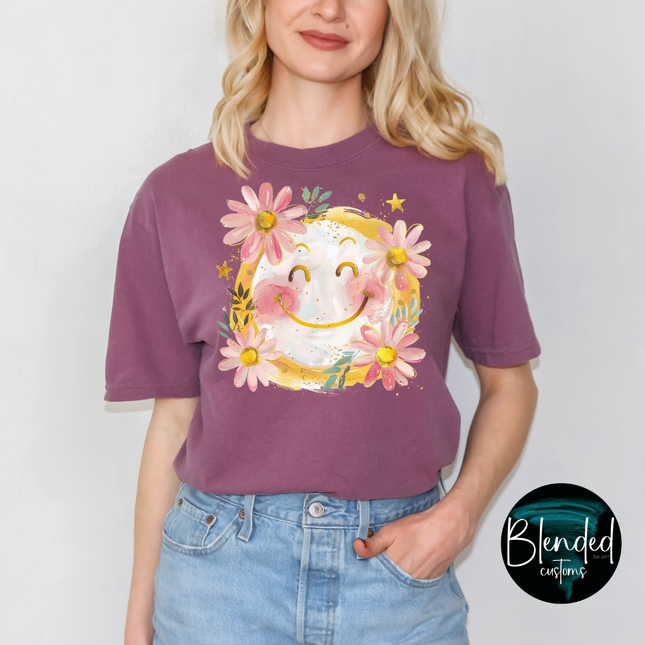 Spring Smile DTF Transfer