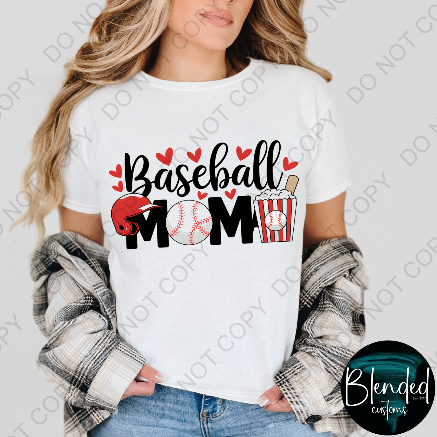 Baseball Mom DTF Transfer