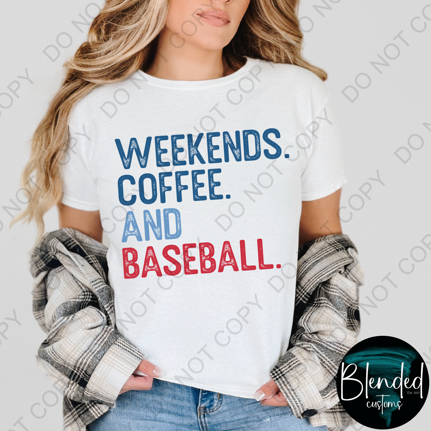 Weekend. Coffee. And Baseball. DTF Transfer