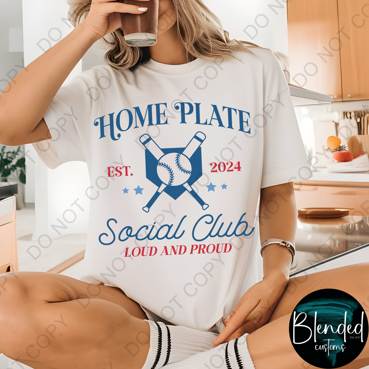 Home Plate Social Club DTF Transfer