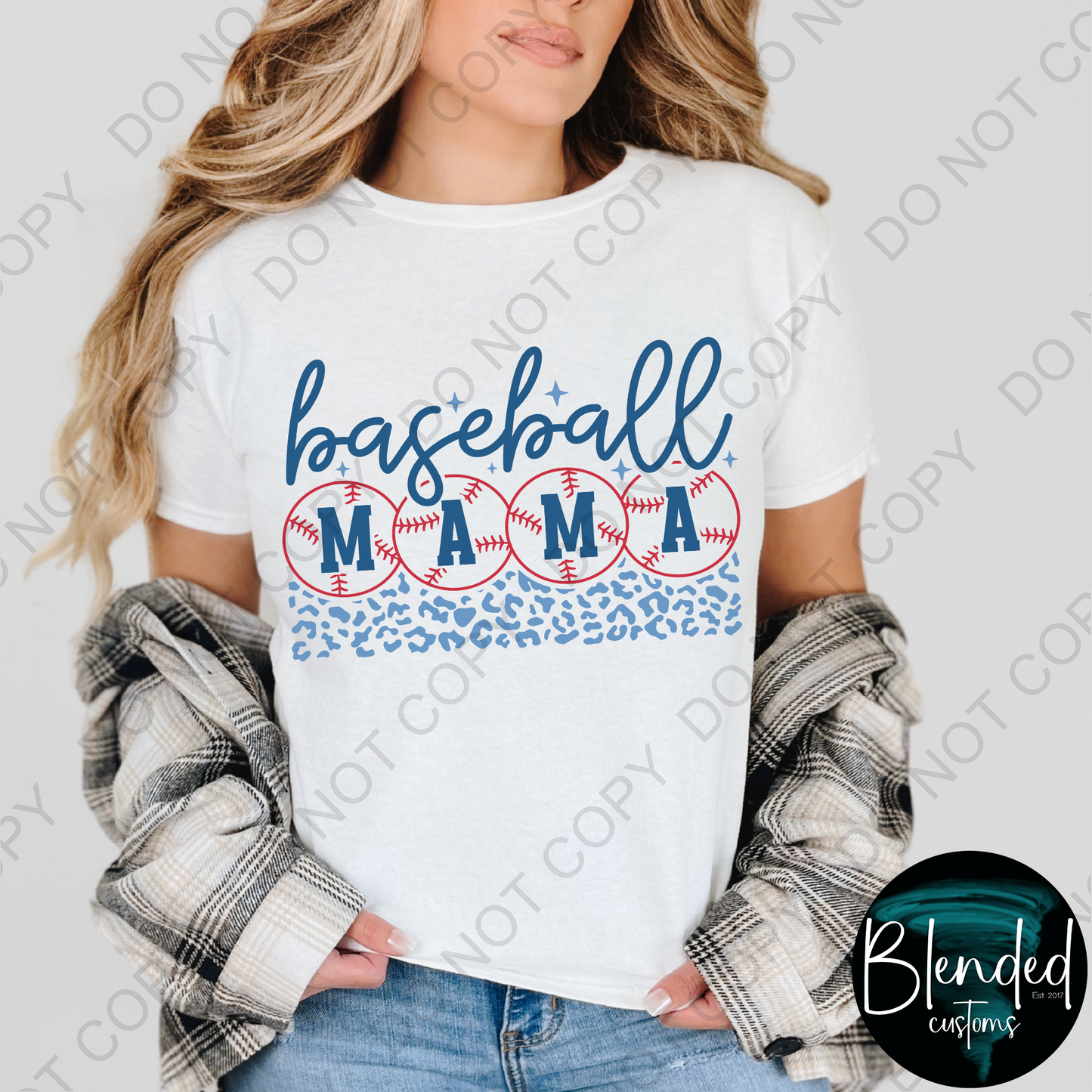 Baseball Mama DTF Transfer