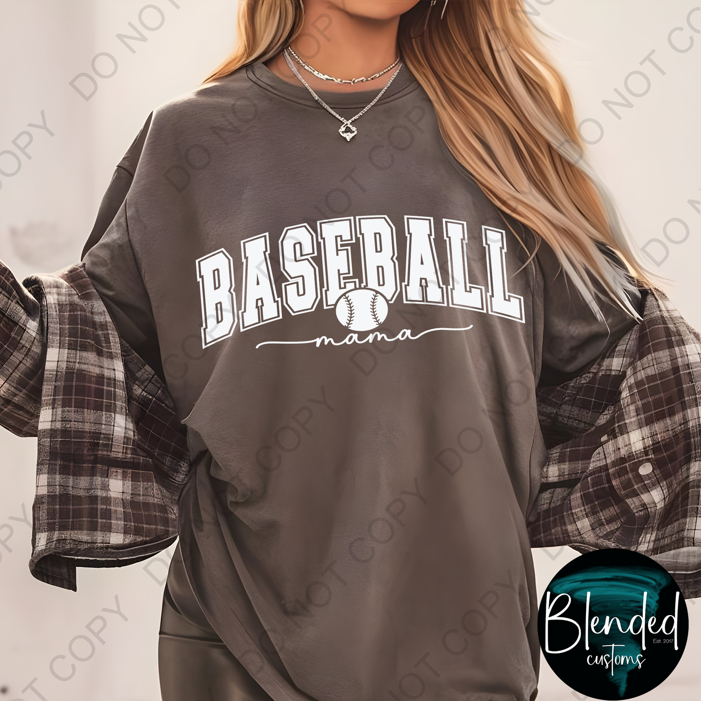 Baseball Mama DTF Transfer