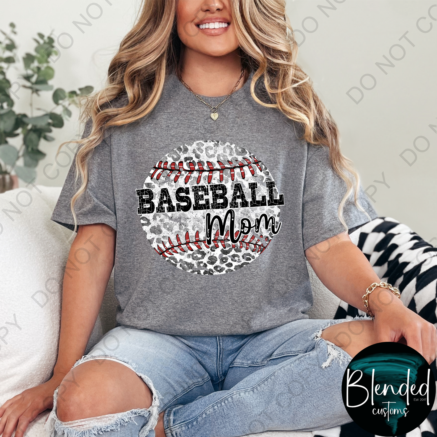 Baseball Mom DTF Transfer