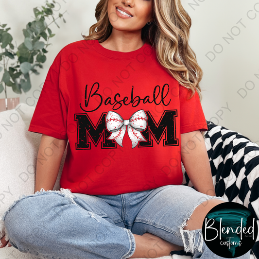 Baseball Mom DTF Transfer