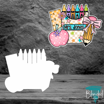 SAG B2S Apple Sublimation Door Hanger Blanks