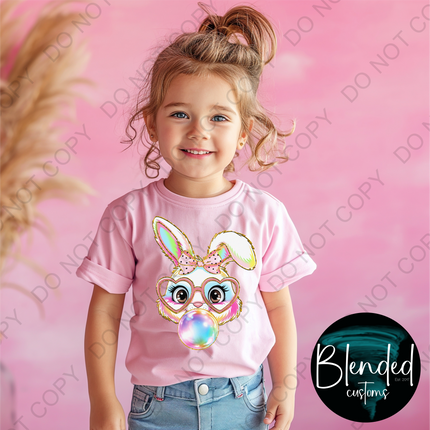 Cute Bunny DTF Transfer