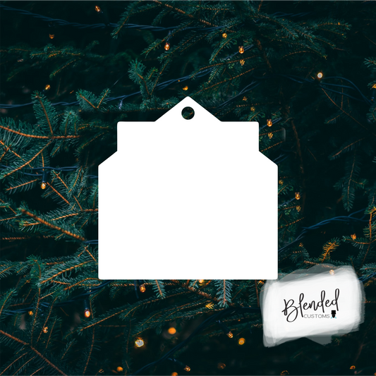 Envelope Sublimation Christmas Ornament