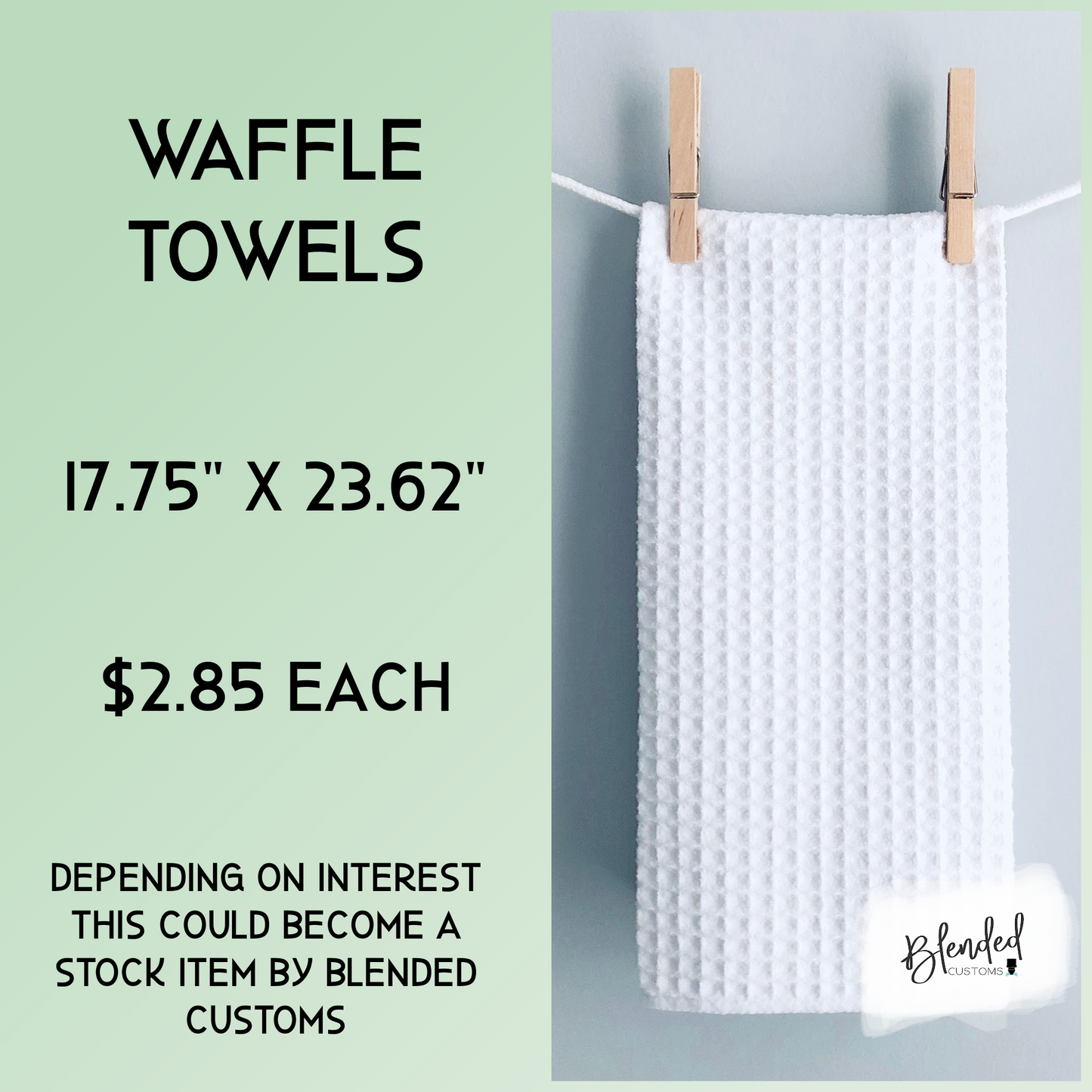 Sublimation Waffle Towel