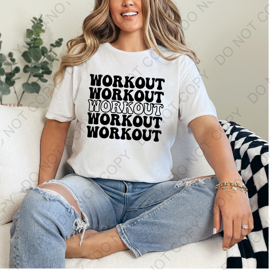 Workout DTF Transfer