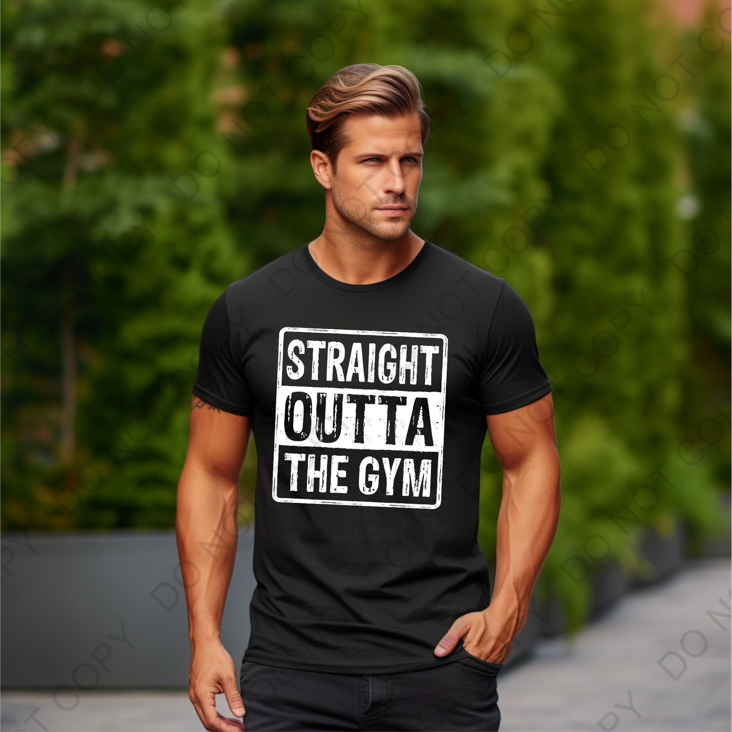 Straight Outta The Gym DTF Transfer