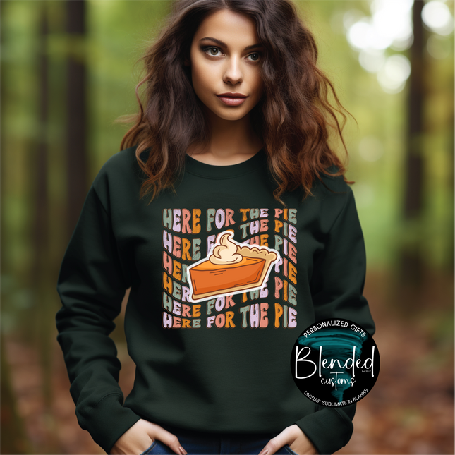 Here For The Pie Direct to Film Transfer