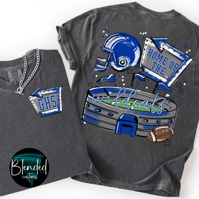 Stadium Mascot DTF Transfer - Custom Transfer TAT 24-48 Hours