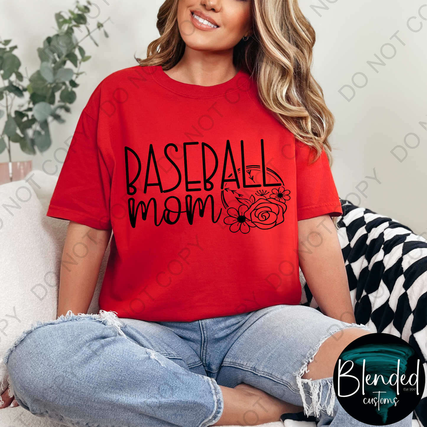 Baseball Mom DTF Transfer