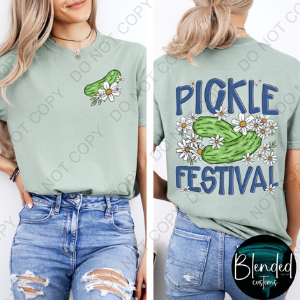 Pickle Festival DTF Transfer