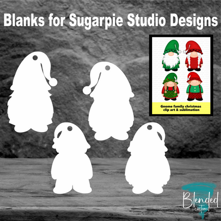 SugarPie Studios Home Ornament Blank - Set of 8