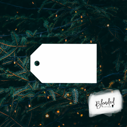 Tag Sublimation Christmas Ornament - Set of 10