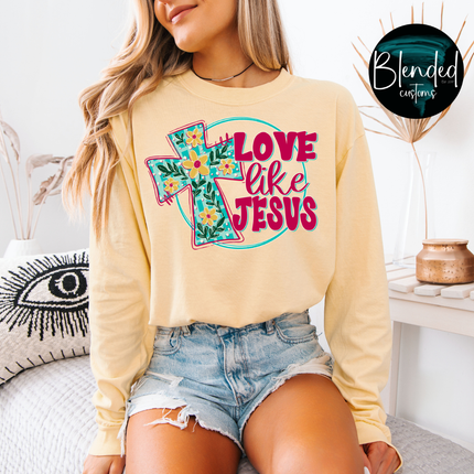 Love Like Jesus DTF Transfer