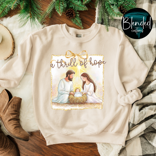 A Thrill Of Hope DTF Transfer