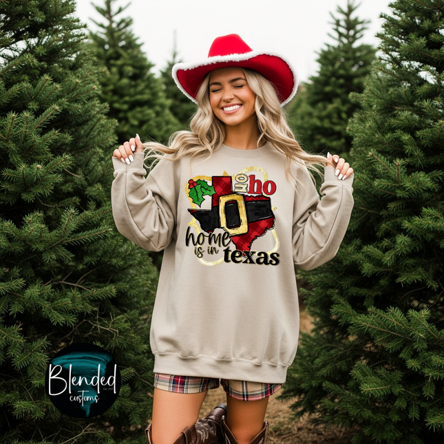 Ho Ho Home Is Santa State DTF Transfer