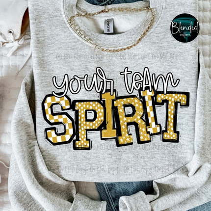 Custom Mascot So Sporty Spirit DTF Transfer - Custom Transfer TAT 24-48 Hours