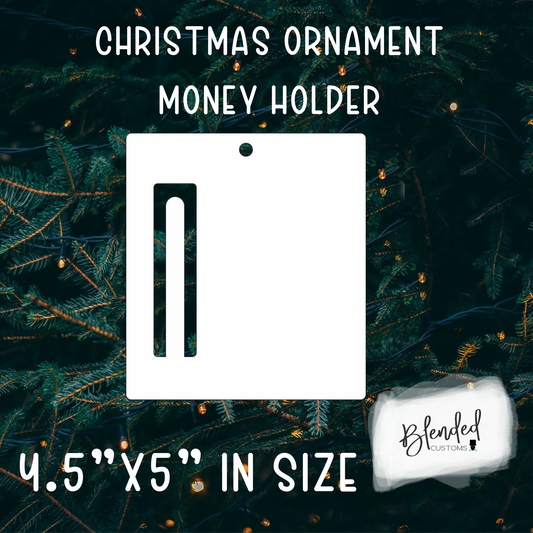 Rectangle Money Holder Christmas Ornament