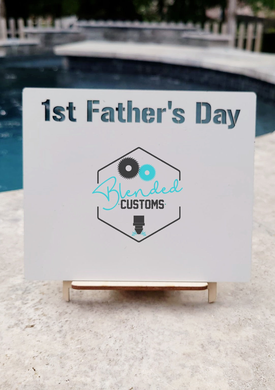 1st Father's Day Sublimation Blank