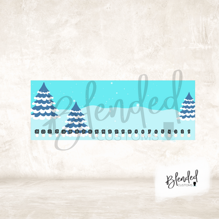 Blue Christmas 24 Days of Christmas PNG Download