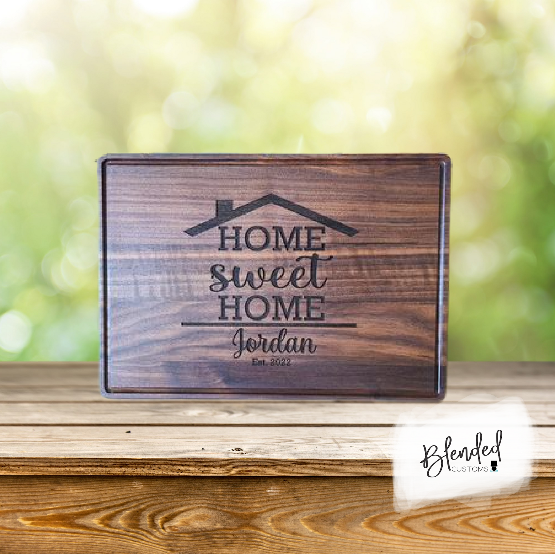 Mimi's Kitchen Personalized Engraved Wood Cutting Board | 006