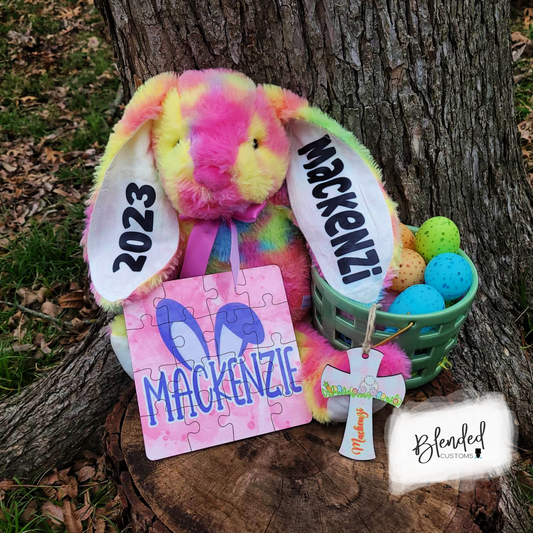 Personalized Easter Bunny Plushie