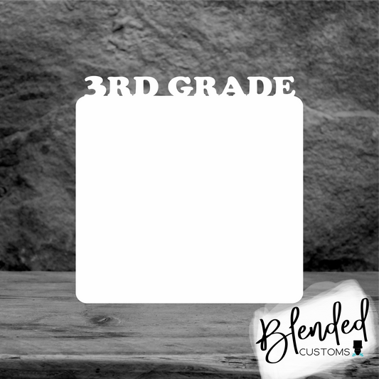 3rd Grade Sublimation Blank