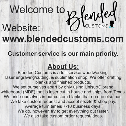 MM Santa Hat Football Edition Sublimation Christmas Ornament - 10 Pack Special