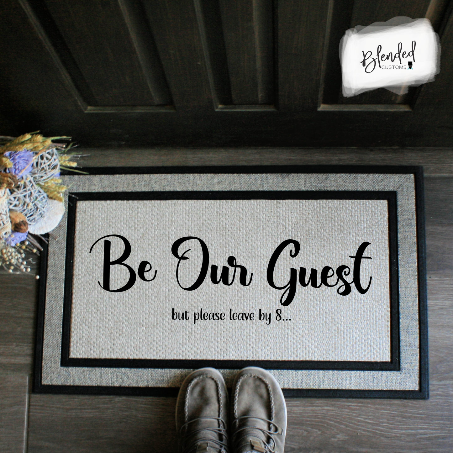 Be Our Guest Doormat Digital Design