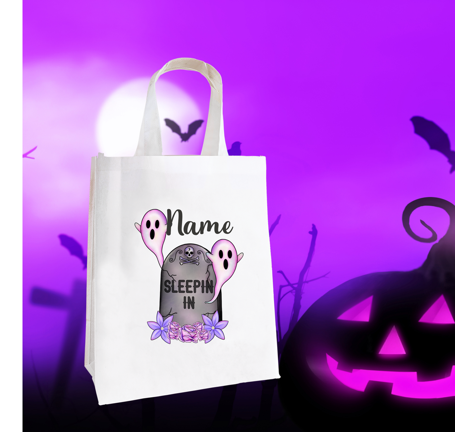 Ghost Trick or Treat Bag