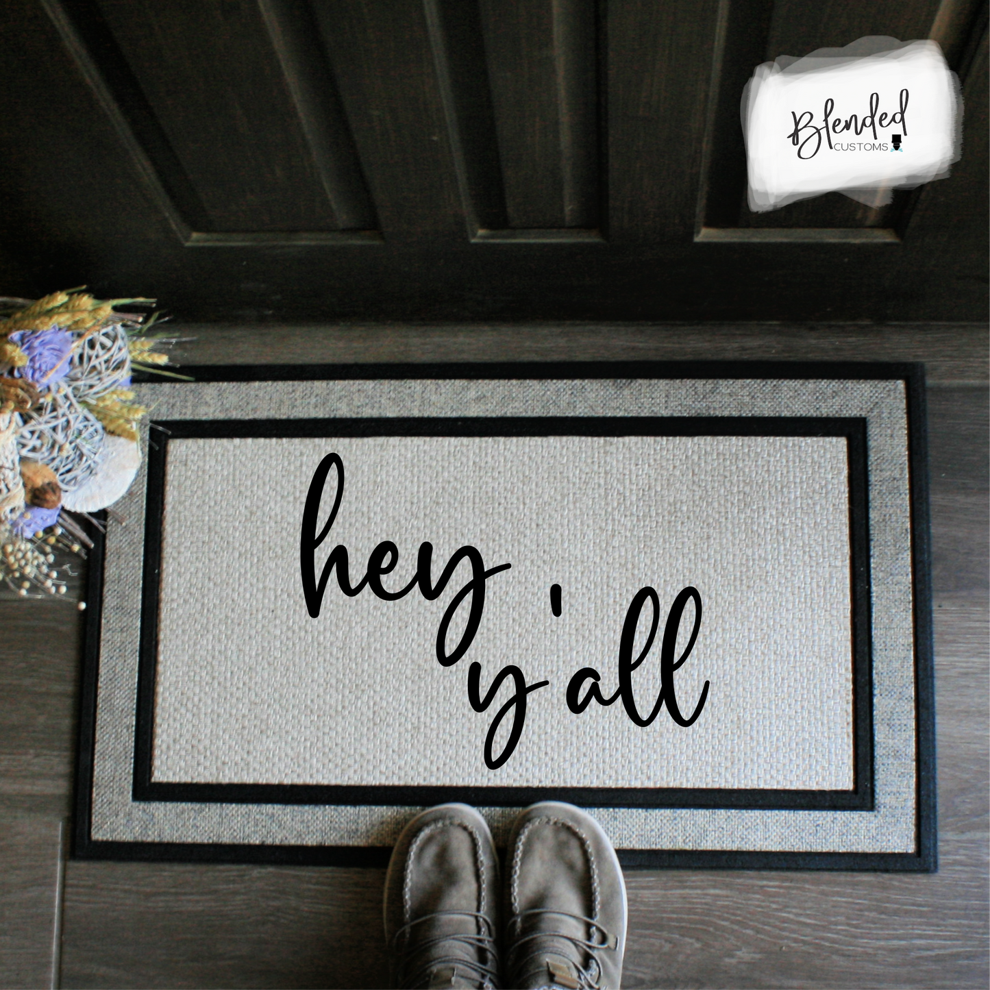 Hey Y'all Doormat Digital Design