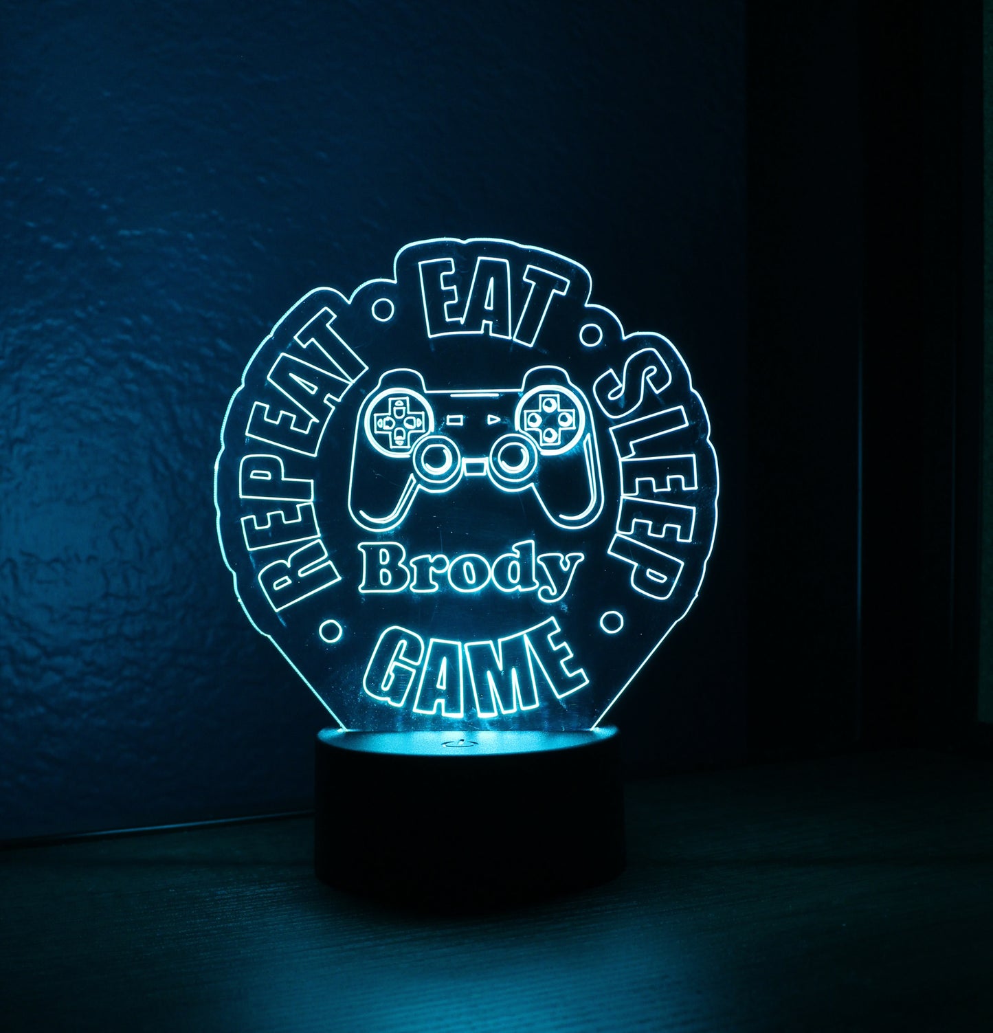 Video Game Controller Personalized LED Light