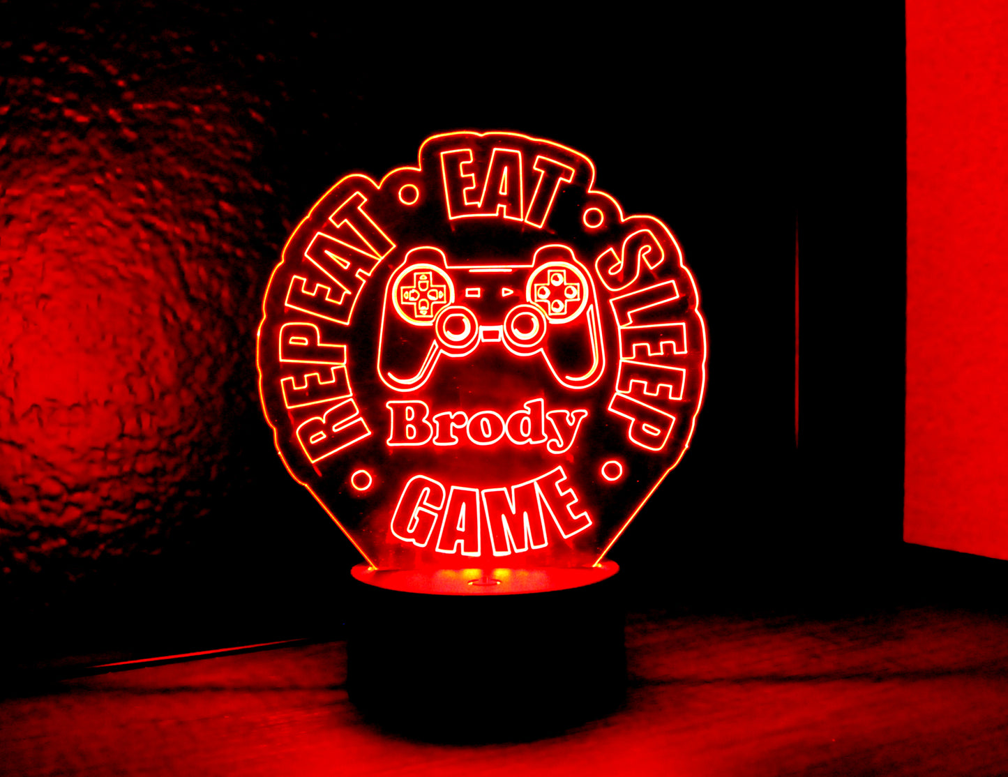 Video Game Controller Personalized LED Light