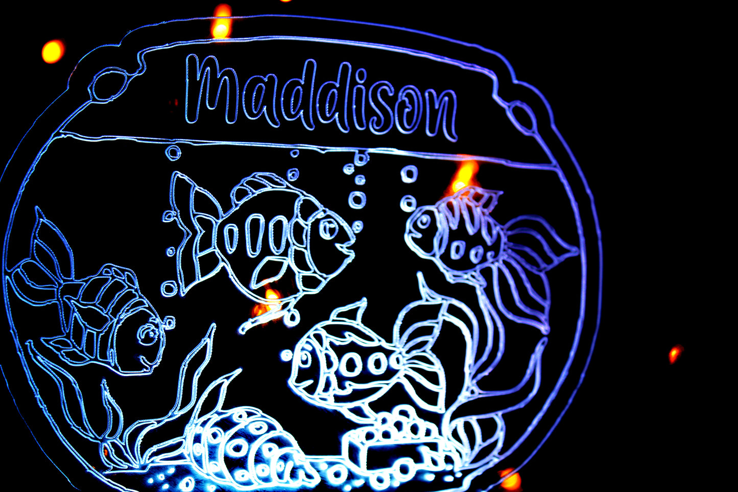 Fish Bowl Personalized LED Light