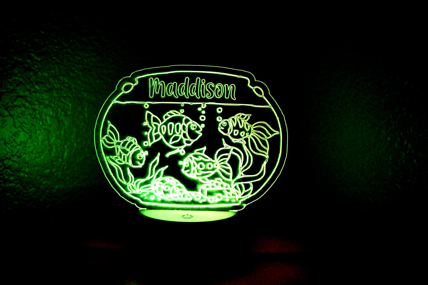 Fish Bowl Personalized LED Light