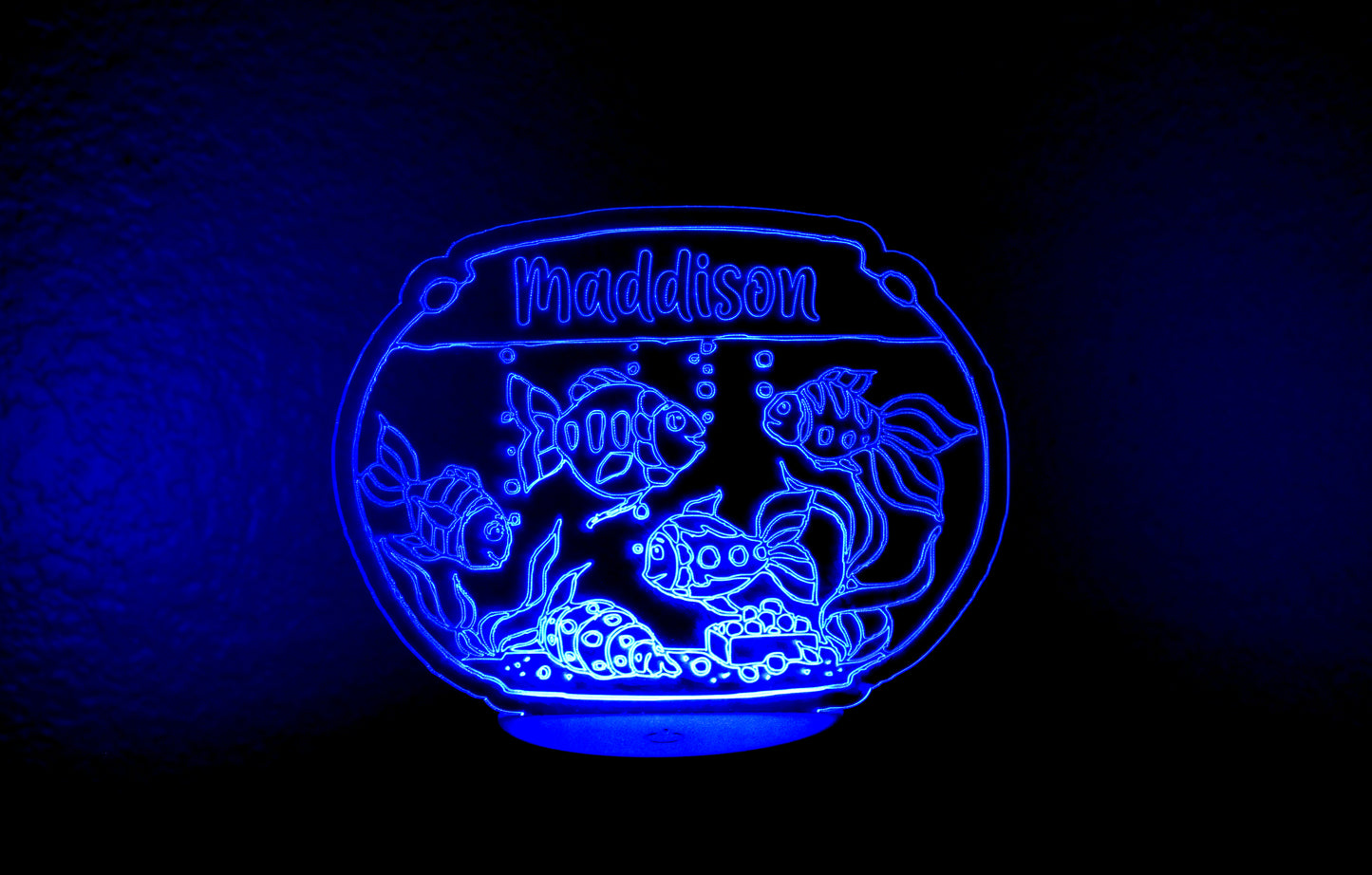 Fish Bowl Personalized LED Light