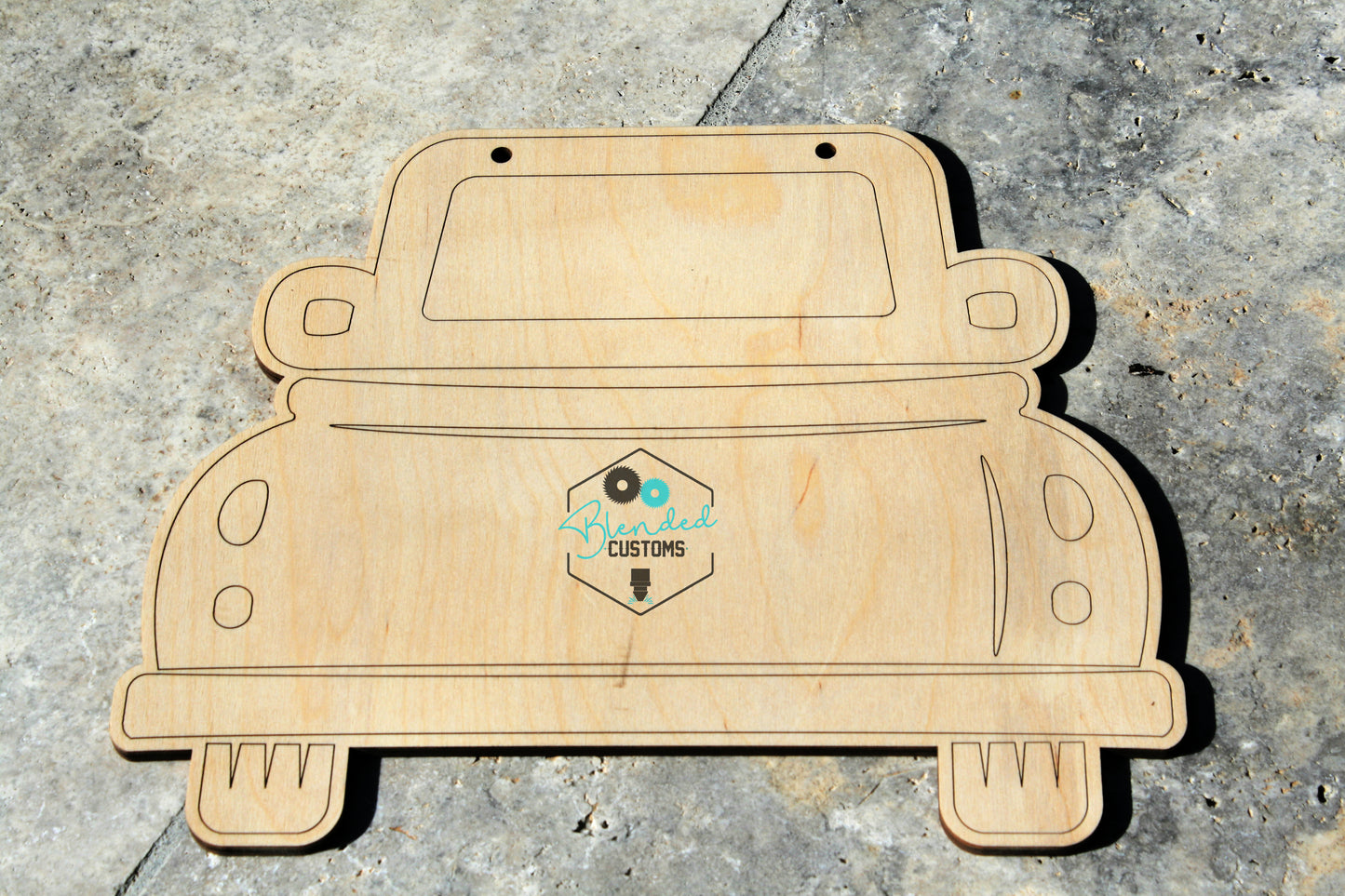 Truck Laser Cut Wooden Blank