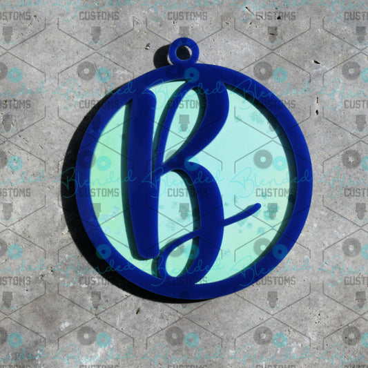 Personalized Initial Christmas Ornament