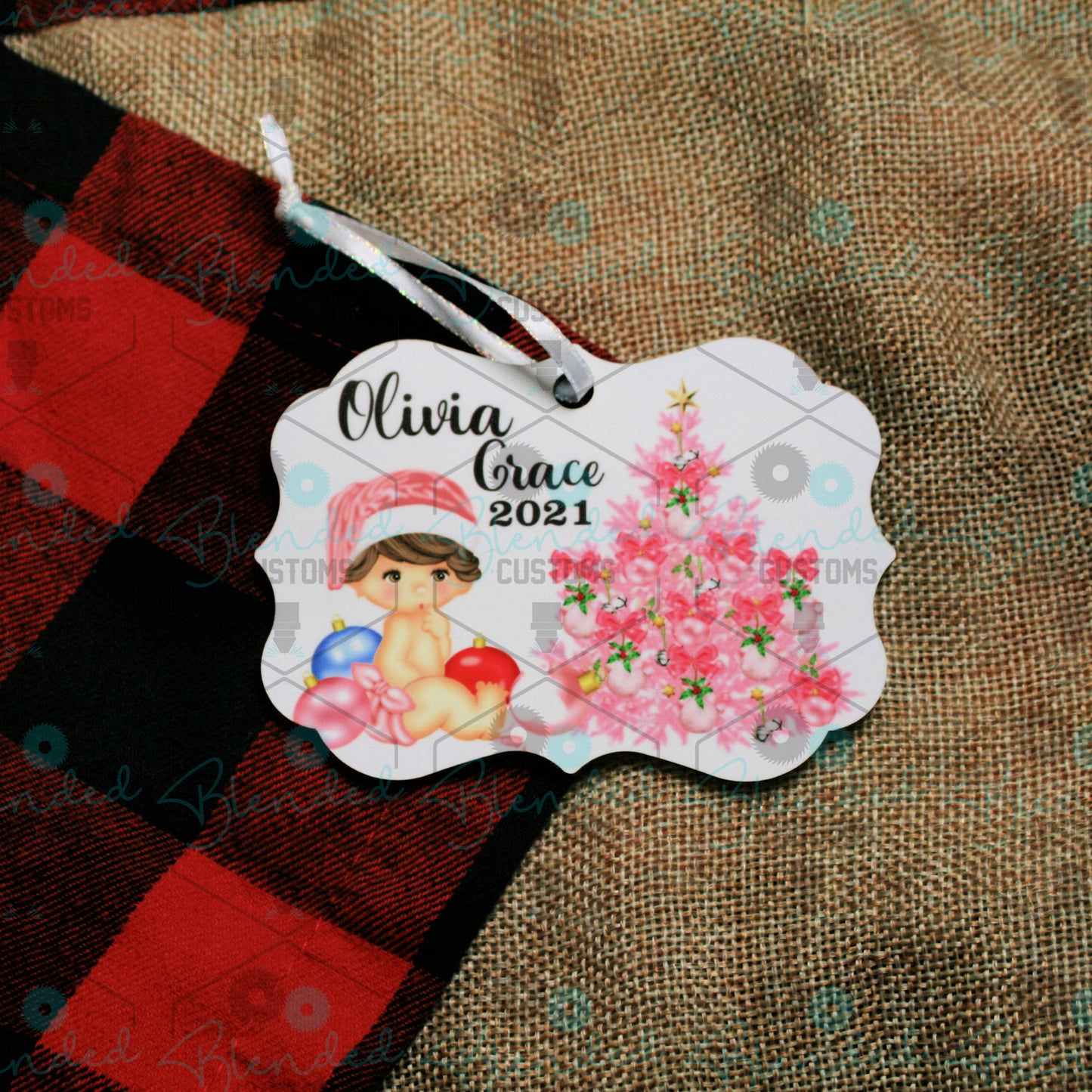 Personalized Baby's First Christmas Ornament